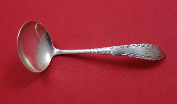 Clinton Engraved A by Kirk-Stieff Sterling Silver Sauce Ladle 4 1/2" Serving