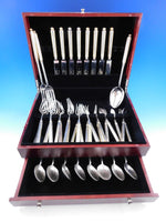 Vuillermet Aines of Lyon France Silverplate w/ gold accent Flatware Set 40 pcs