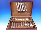 Queen Anne CJ Vander English Sterling Silver Flatware Set Service Dinner 32 pcs