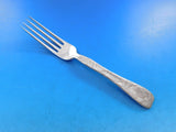 Lap Over Acid Etched by Tiffany Sterling Silver Regular Fork with Plums 7 1/4"