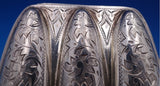Japanese .950 Silver Cigar Case Bright-Cut 5 5/8" x 3 1/4" x 7/8" (#8310)