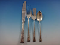 Greenbrier by Gorham Sterling Silver Flatware Set For 12 Service 81 Pieces