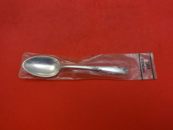 Sweetheart Rose by Lunt Sterling Silver Demitasse Spoon 4 1/2" New