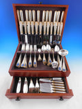 Malmaison Gold by Christofle Sterling Silver Flatware Service Set 134 pcs Dinner