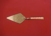Madrigal by Lunt Sterling Silver Pastry Server Fancy Vermeil HH Custom 11 1/2"