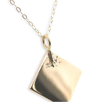 14k Yellow Gold Seed Pearl Enamel 1917 Pendant with 14k Chain Jewelry (#J7258)