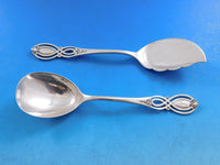 Chippendale Old by Alvin Sterling Silver Flatware Set for 6 Service 46 pc Dinner