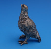 Buccellati Italian Sterling Silver Grouse / Pheasant Figurine 2" x 1 1/2" #0313