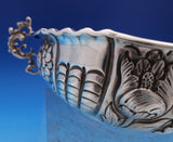 Charles Stuart Harris English Victorian Sterling Silver Bowl Oval Flowers #8424