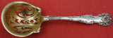 Victoria by Dominick & Haff Sterling Silver Pea Spoon 7 1/4" Gold Washed Pierced
