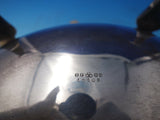English Silver on Copper Warming Dome with Stand c. 1800 8" x 1 1/2" (#5978)