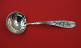 Berry by Whiting Sterling Silver Gravy Ladle with Black Raspberry Motif 7 3/4"