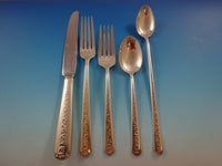 Rambler Rose by Towle Sterling Silver Flatware Set For 8 Service 43 Pieces