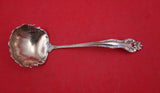 Queen by Mount Vernon / Howard Sterling Silver Sauce Ladle GW light enamel 6"