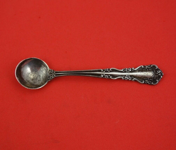 Wild Rose Old aka Rosalind By International Sterling Salt Spoon master 3 3/8"