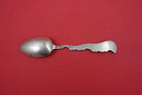 Pattern Unknown by Shiebler Sterling Teaspoon w/ floral handle 5 5/8"