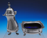 Gadroon by Birks Sterling Silver Salt and Pepper Set 2pc Footed w /Liner (#8915)