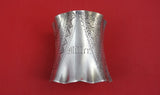Pattern Unknown By Shiebler Sterling Napkin Ring  #192 BC flowers 2 1/4" x 2"
