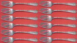 Louis XIV by Towle Sterling Silver Salad Fork Set 12 pieces 6 1/4"