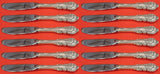 Sir Christopher by Wallace Sterling Silver Butter Spreader HH Mod Set 12 pcs