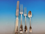 Palm by Tiffany & Co Sterling Silver Flatware Service for 12 Set 75 pcs Dinner