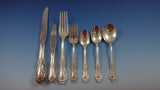 Wild Rose by International Sterling Silver Flatware Service 12 Set 95 Pieces