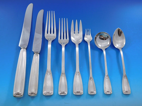 Saint Dunstan by Tiffany and Co. Sterling Silver Flatware Set Service 96 pcs Din