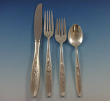 Rose Solitaire by Towle Sterling Silver Flatware Set For 12 Service 67 Pieces