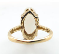 14k Yellow Gold Australian 2.15 Carat Genuine Natural Opal Ring Size 5.75 #J7216