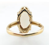 14k Yellow Gold Australian 2.15 Carat Genuine Natural Opal Ring Size 5.75 #J7216