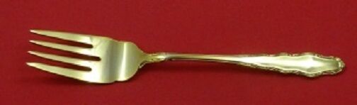 English Provincial Vermeil by Reed and Barton Sterling Salad Fork 6 3/4"
