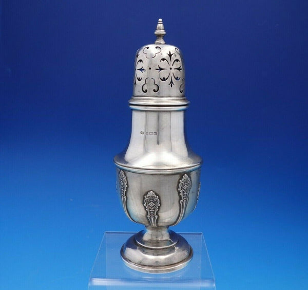 Elkington Sterling Silver Muffineer with Applied Design 8 1/4" #29493 (#4637)