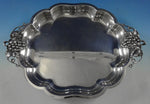 Durham Sterling Silver Serving Platter Footed with Grapes and Leaves #49 (#2400)