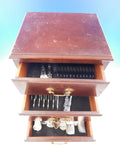 Kings by D&H and various Sterling Silver Flatware Set for 12 Service 124 Pieces