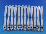 Royal Danish by International Sterling Silver Butter Spreader HH AS Set of 12pcs