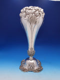 Iris Black Starr Frost Sterling Silver Vase Monumental 19" #4016 (#8263)