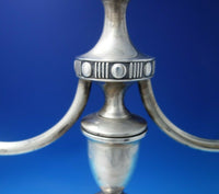 Flanders by Mueck-Carey Co Sterling Silver Candelabra Pair 3-Light #943 (#5872)