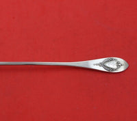 Mount Vernon by Lunt Sterling Silver Olive Spoon Pierced w/Flowers Long Orig 8"
