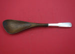 Eighteen Ten by International Sterling Silver Salad Serving Spoon w Wood 11 1/2"