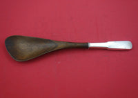 Eighteen Ten by International Sterling Silver Salad Serving Spoon w Wood 11 1/2"