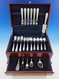 Corsage by Stieff Sterling Silver Flatware Set Service 30 pieces Repousse Floral