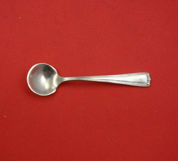 Embassy Scroll by Lunt Sterling Silver Salt Spoon 2 1/8" Heirloom Silverware