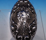 Irian by Wallace Sterling Silver Brush #3000 4 1/4" x 2 1/2" Art Nouveau (#7964)