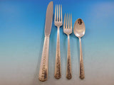 Rambler Rose by Towle Sterling Silver Flatware Set for 12 Service 72 Pcs Dinner