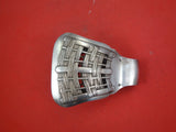 French Silverplate Asparagus Tong - Individual by CB pierced 4 1/2" x 3 1/2"