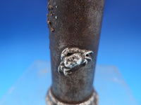 Mixed Metals by Gorham Sterling Silver Desk Item Pen Holder w/Crabs #W37 (#8436)