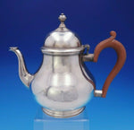 William and Mary by Atkin Brothers English Sterling Silver Tea Pot w/Wood #3662