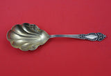 Tiger Lily by Reed and Barton Silverplate Berry Spoon GW with Shell Bowl 9 1/8"