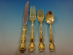 Strasbourg Gold by Gorham Sterling Silver Flatware Service Set For 12 Vermeil