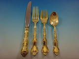 Strasbourg Gold by Gorham Sterling Silver Flatware Service Set For 12 Vermeil